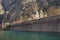 Montenegro, Old Town of Kotor - UNESCO World Heritage site. View of northern walls and Skurda river