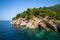 Montenegro, Petrovac, rocks near the sea