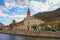 Montenegro, Prcanj town. View of Church of Saint Nicholas Franciscan Monastery