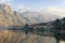 Montenegro. View Lovcen mountain from Bay of Kotor