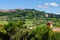 MONTEPULCIANO, TUSCANY/ITALY - MAY 17 : View of San Biagio Church and Montepulciano in Tuscany Italy on May 17, 2013