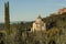 MONTEPULCIANO - TUSCANY/ITALY, OCTOBER 29, 2016: San Biagio church and Montepulciano town in Tuscany, Valdichiana