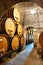 Montepulciano winery barrel hall