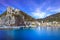 Monterosso village, harbor and sea bay. Cinque terre, Liguria Italy