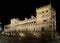 The Monterrey Palace of Salamanca,at night