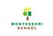 Montessori logotype. Public school and kindergarten logo.