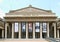 MONTEVIDEO, URUGUAY - January 4, 2017: Frontal view of the renowned Teatro Solis. Uruguay`s oldest theatre was built in 1857 and