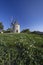 Montfuron Windmill (Moulin Saint-Elzear de Montfuron) in Provence, Alpes-de-Haute-Provence, France