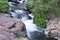 Montgomery Creek Falls Flowing in Northern California