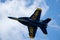 MONTGOMERY, NY, USA - 25 JUNE 2023: U.S. Navy F A-18Es Blue Angels squadron perfomance at New York air show