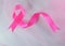 Month Breast Cancer Awareness Ribbon in October.