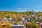 Montpelier town skyline in autumn, Vermont, USA