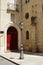 Montpellier france street view of convent building facade