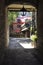 Montreal, 26th June: Ancient Restaurant entrance from Rue Saint Paul in Centre Ville of Montreal in Canada