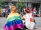 MONTREAL, CANADA -16 AUG 2017- The annual Fierte Montreal parade took place on Boulevard Rene Levesque in Central Montreal. It is