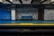 Montreal city metro station with an empty bench depicting the ambiance of night travel in the city