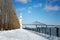 Montreal Clock Tower in winter