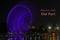 Montreal Old Port Big  ferris wheel blur at night
