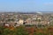 Montreal Quebec with Olympic Stadium at Autumn