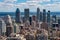 Montreal skyline from Kondiaronk Belvedere