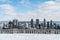 Montreal Skyline in winter 2016