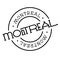 Montreal stamp on white