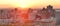 Montreal sunrise panorama