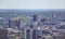 Montreal view from Mount Royal in summer day