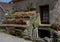 Montresor,flower display , Loire, France