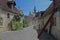 Montresor,flower display , Loire, France