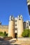 Montreuil-Bellay, French tourist destination, detail of the medieval castle