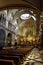 Montserrat Basilica interior,Spain