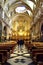 Montserrat Basilica interior,Spain