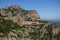 Montserrat mountain with bizarre rock formations