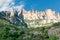 Montserrat mountains and sky, Catalonia, Spain