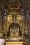 Montserrat, Spain, June 23, 2019: Interior of the Benedictine Sanctuary of the Virgin in Montserrat. Chapel behind the altar with