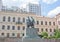 Monument Akaki Tsereteli and Ilia Chavchavadze in Tbilisi. The Republic Of Georgia