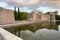 Monument of America discovery in Madrid, Spain