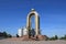 Monument of Amir Ismail Samani in Dushanbe city, Tajikistan