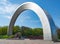 Monument Arch of friendship of peoples Kyiv Ukraine