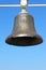 Monument bell in Odessa seaport. Ukraine