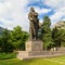 The monument of Bulgarian national hero Hristo Botev in Vratza