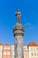 Monument in the center of Poznan, Poland