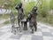 Monument chess king. Ulan-Ude. Buryatia.