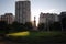 Monument of Cristobal Colon Christopher Columbus at Mar del Plata