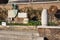 Monument dedicated to the famous Roman dialect poet Carlo Alberto Salustri in Rome