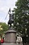 Monument with Equestrian Statue of Jeanne D` Arc from Nancy City in Lorraine region of France