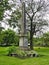 Monument of the First community church in the Franklinton Cemetery