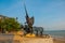 Monument fish. Krabi, Ao Nang, Thailand.