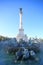 Monument with a fountain & column, Place des Quinconces, Bordeaux, France